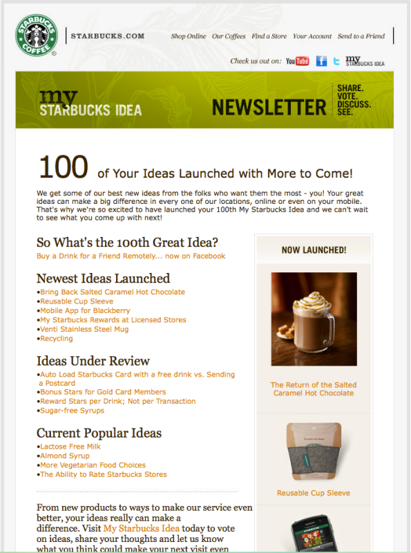 100th idea launched